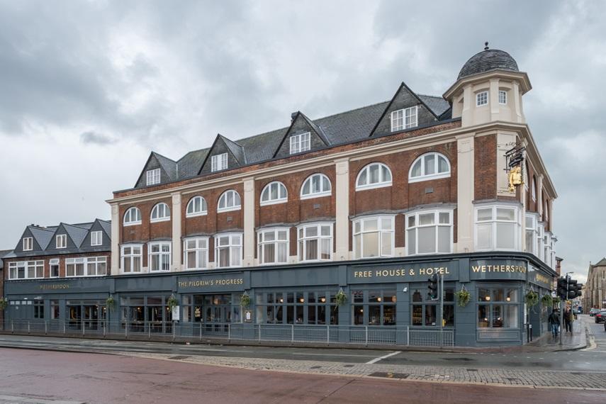 Pilgrims Progress Wetherspoon Bedford Exteriör bild